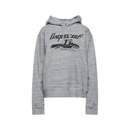 Felpa in cotone grigio Dsquared²