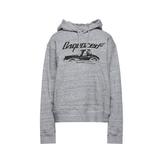 Felpa in cotone grigio Dsquared²