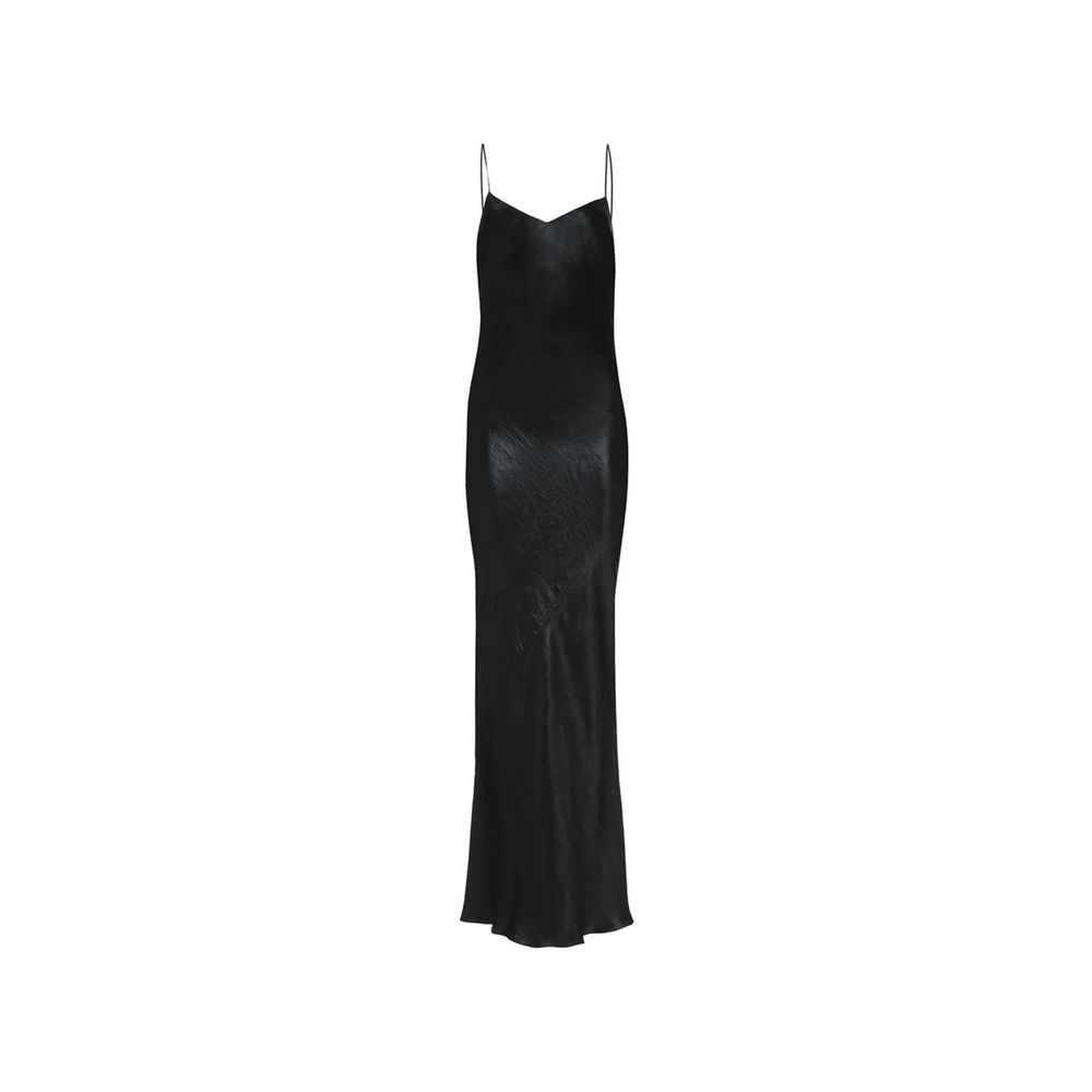 Robe décontractée Saint Laurent en acétate noir