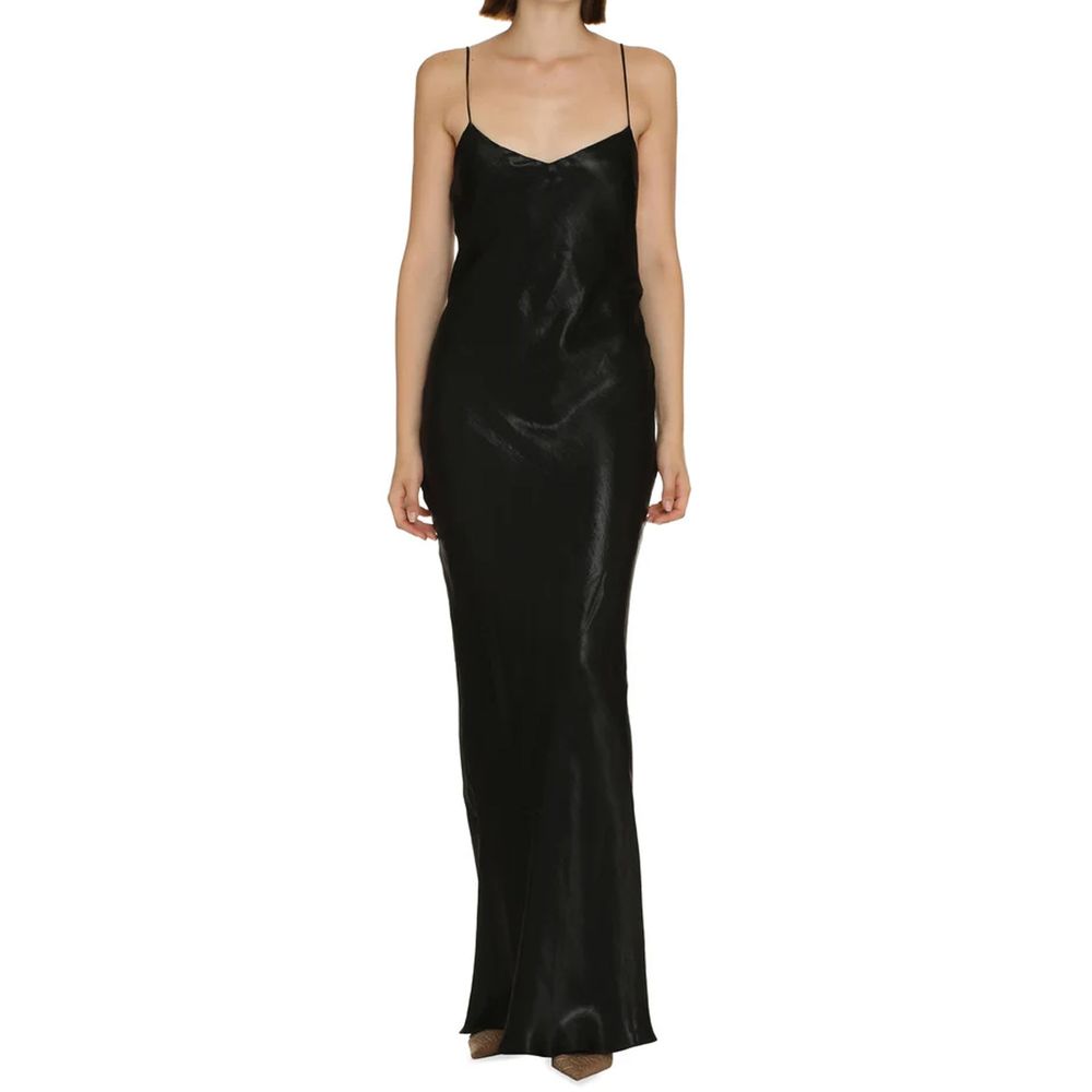 Robe décontractée Saint Laurent en acétate noir