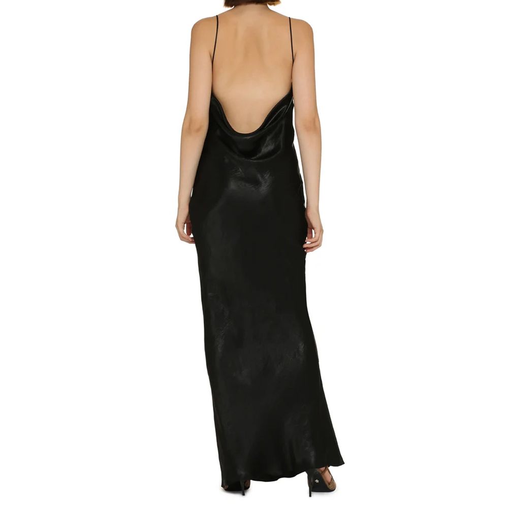 Robe décontractée Saint Laurent en acétate noir