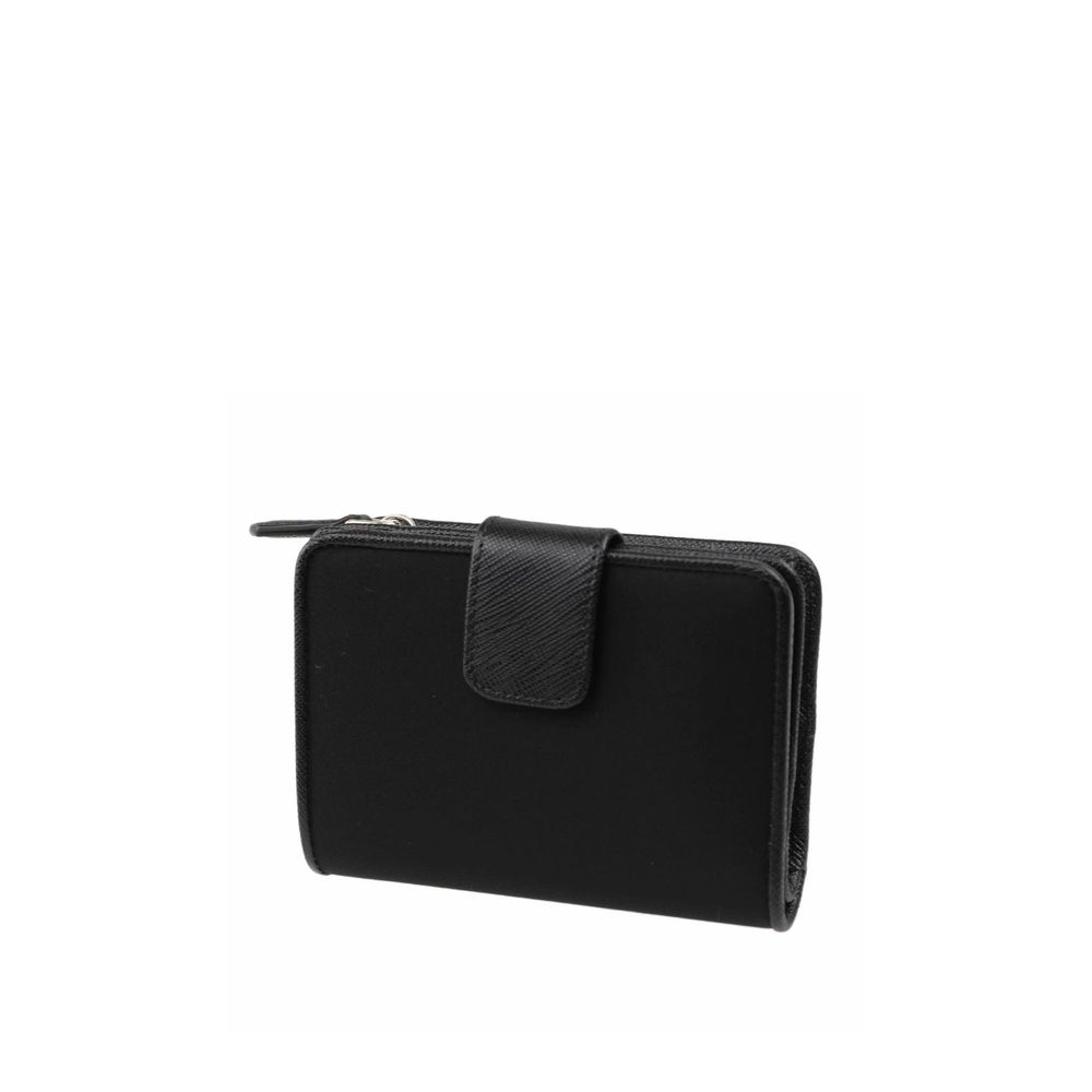 Portefeuille Prada en nylon noir