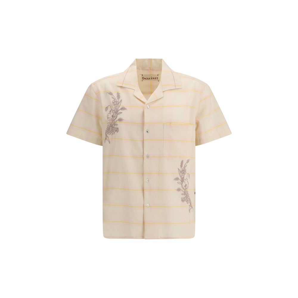 Chemise Baziszt multicolore à manches courtes en coton