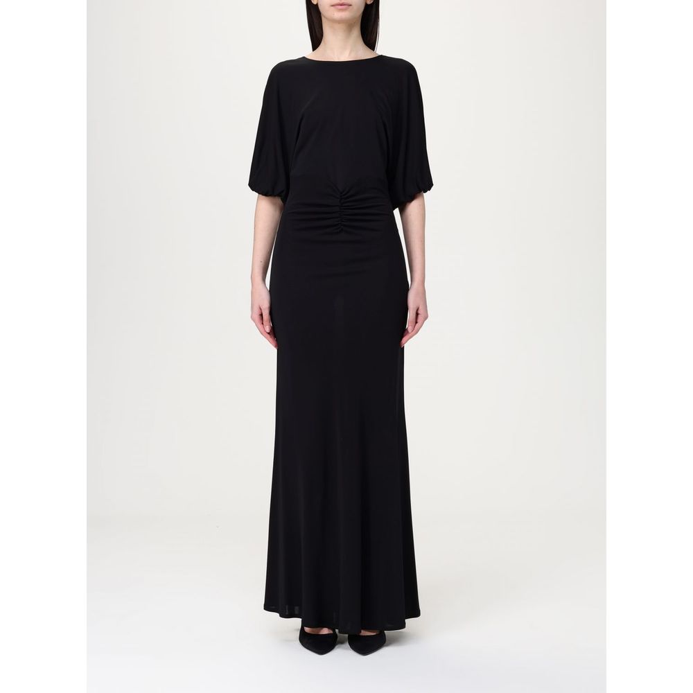 Vestito casual Twinset nero in elastan