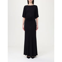 Vestito casual Twinset nero in elastan