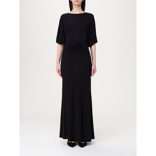 Vestito casual Twinset nero in elastan