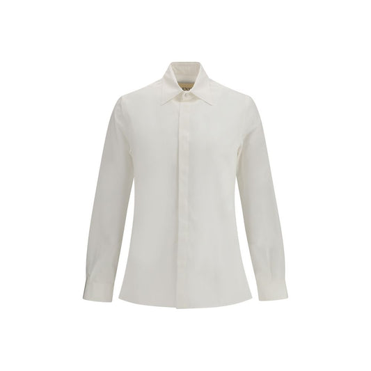 Camicia in cotone bianco Valentino