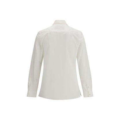 Camicia in cotone bianco Valentino
