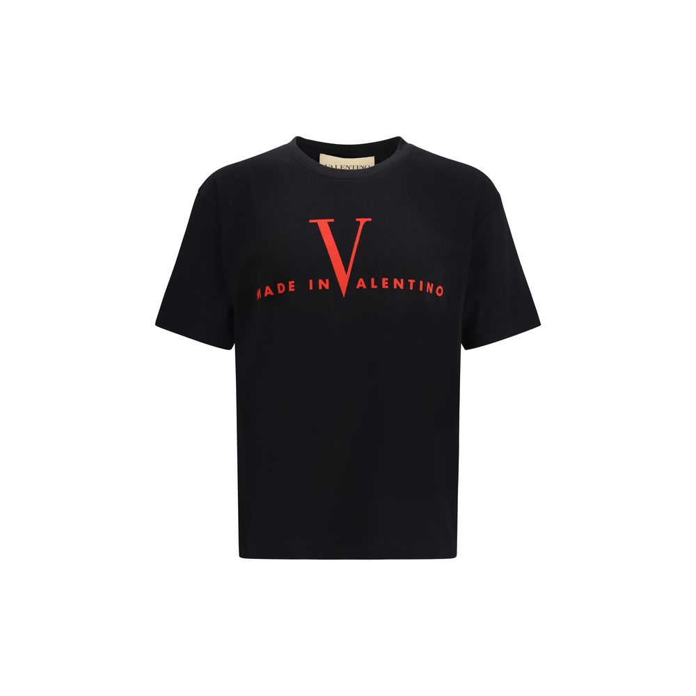 T-shirt Valentino in cotone nero