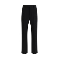 Pantalon de costume Valentino en laine polaire noire