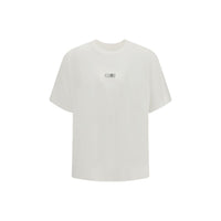 Maglietta in cotone bianco MM6