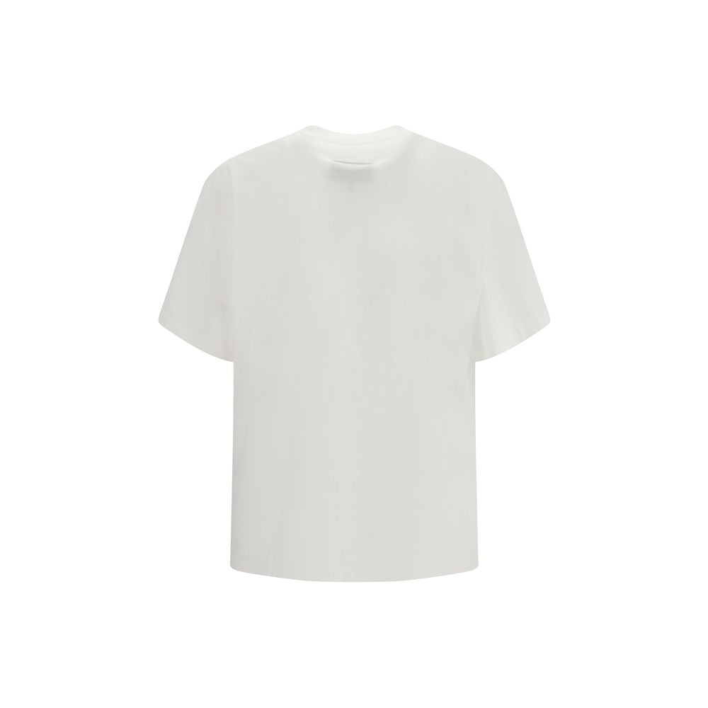 Maglietta in cotone bianco MM6