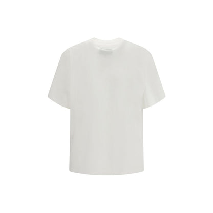 Maglietta in cotone bianco MM6
