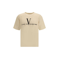 T-shirt Valentino in cotone beige