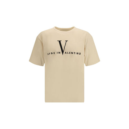 T-shirt Valentino in cotone beige