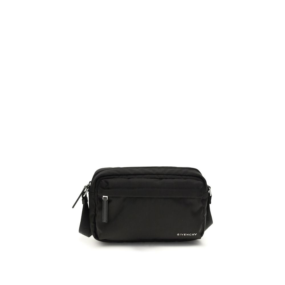 Borsa a tracolla Givenchy in poliammide nera