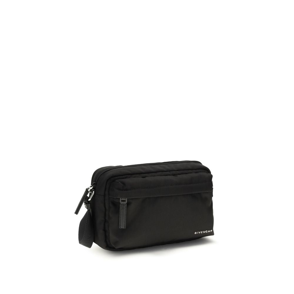 Borsa a tracolla Givenchy in poliammide nera