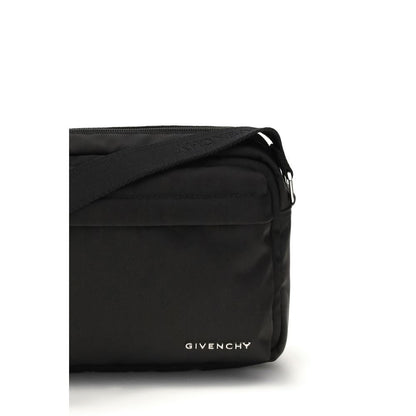 Borsa a tracolla Givenchy in poliammide nera