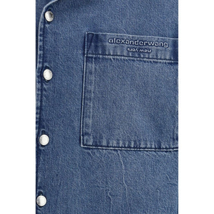 Camicia di jeans blu Alexander Wang