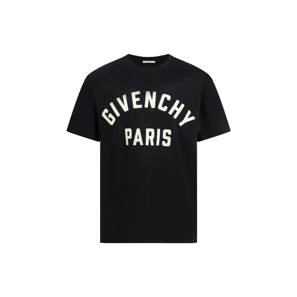 T-shirt nera in cotone Givenchy