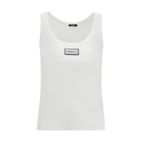 Débardeurs en coton blanc Versace