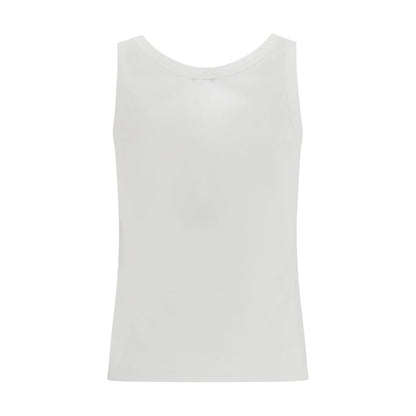 Débardeurs en coton blanc Versace