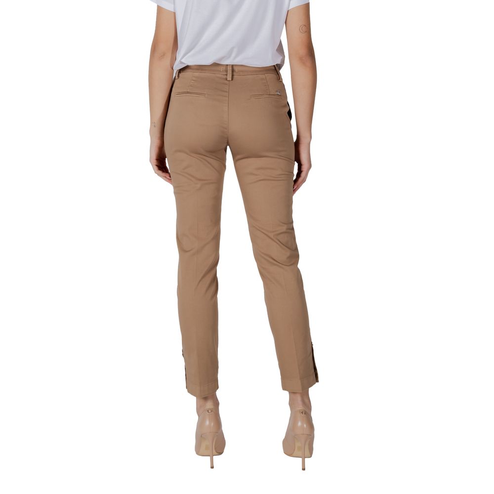 Pantalon chino Liu Jo en coton beige
