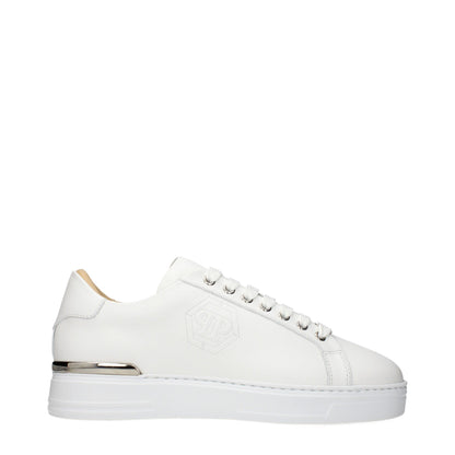 Sneakers basse in pelle bianca Philipp Plein
