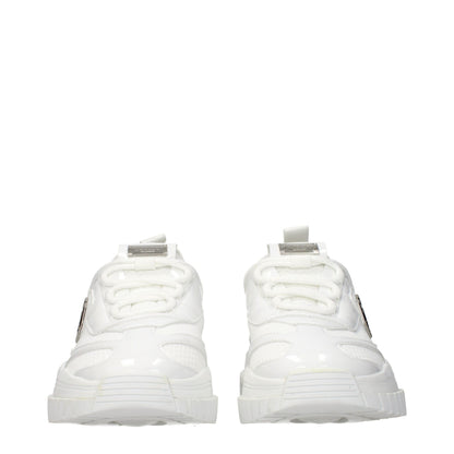 Philipp Plein Sneakers Basse in Tessuto Bianco