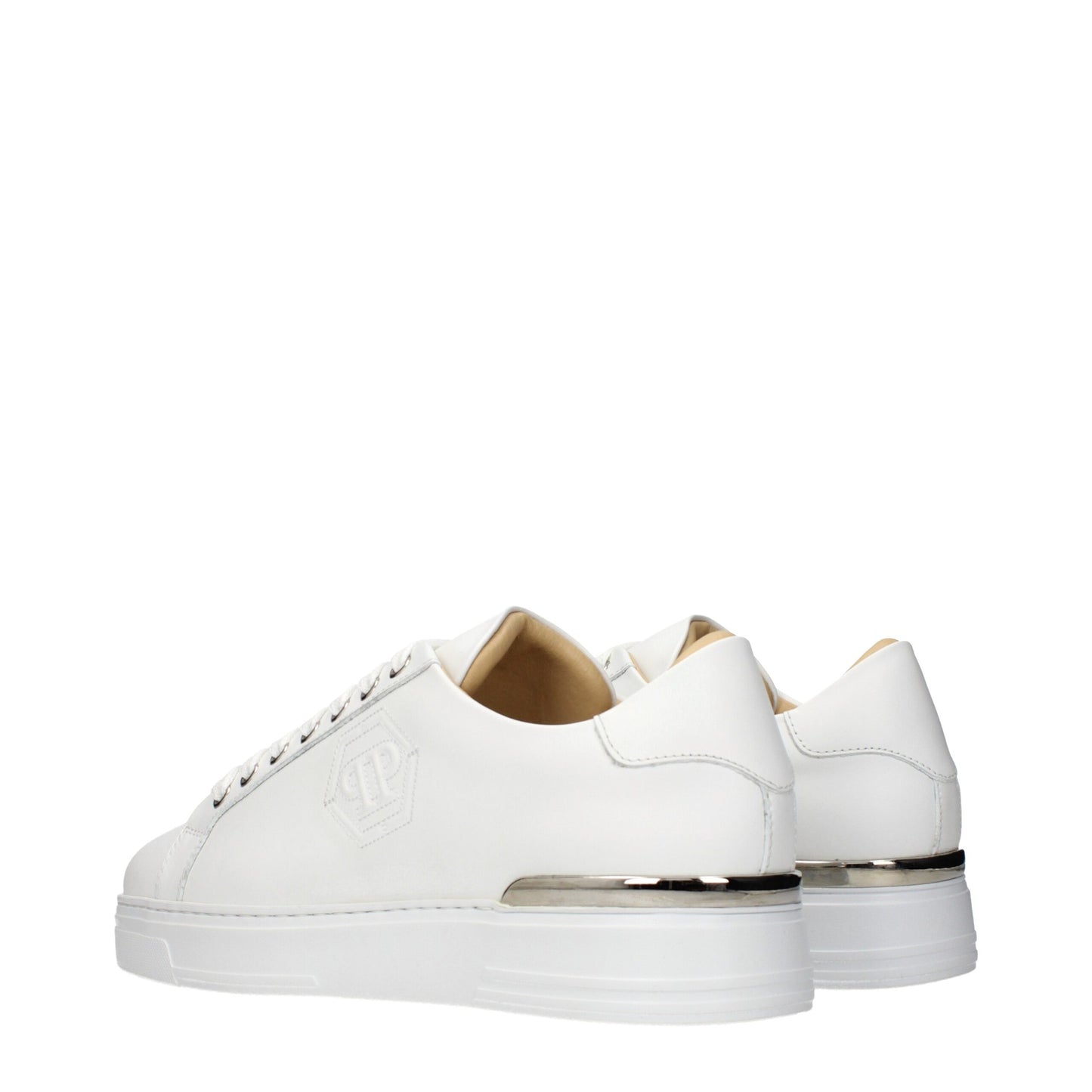 Sneakers basse in pelle bianca Philipp Plein