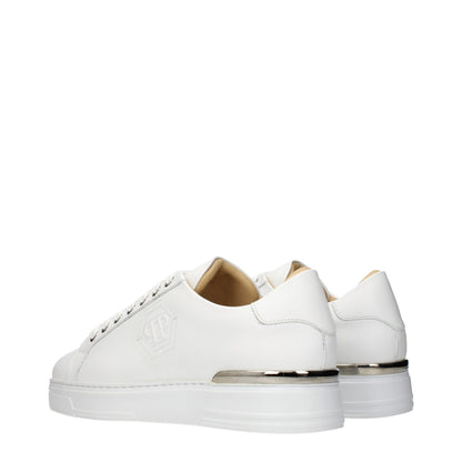 Sneakers basse in pelle bianca Philipp Plein