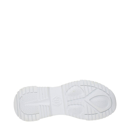 Philipp Plein Sneakers Basse in Tessuto Bianco