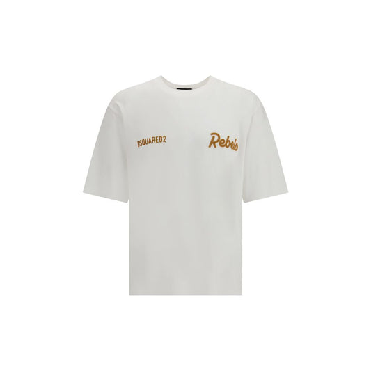 T-shirt bianca in cotone Dsquared²