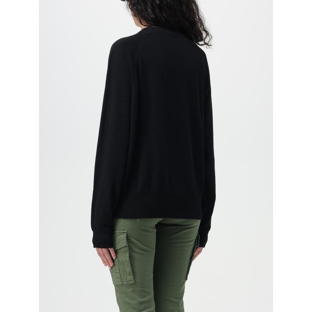 Sweat-shirt noir en cachemire Woolrich