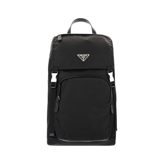 Zaino Prada in nylon nero