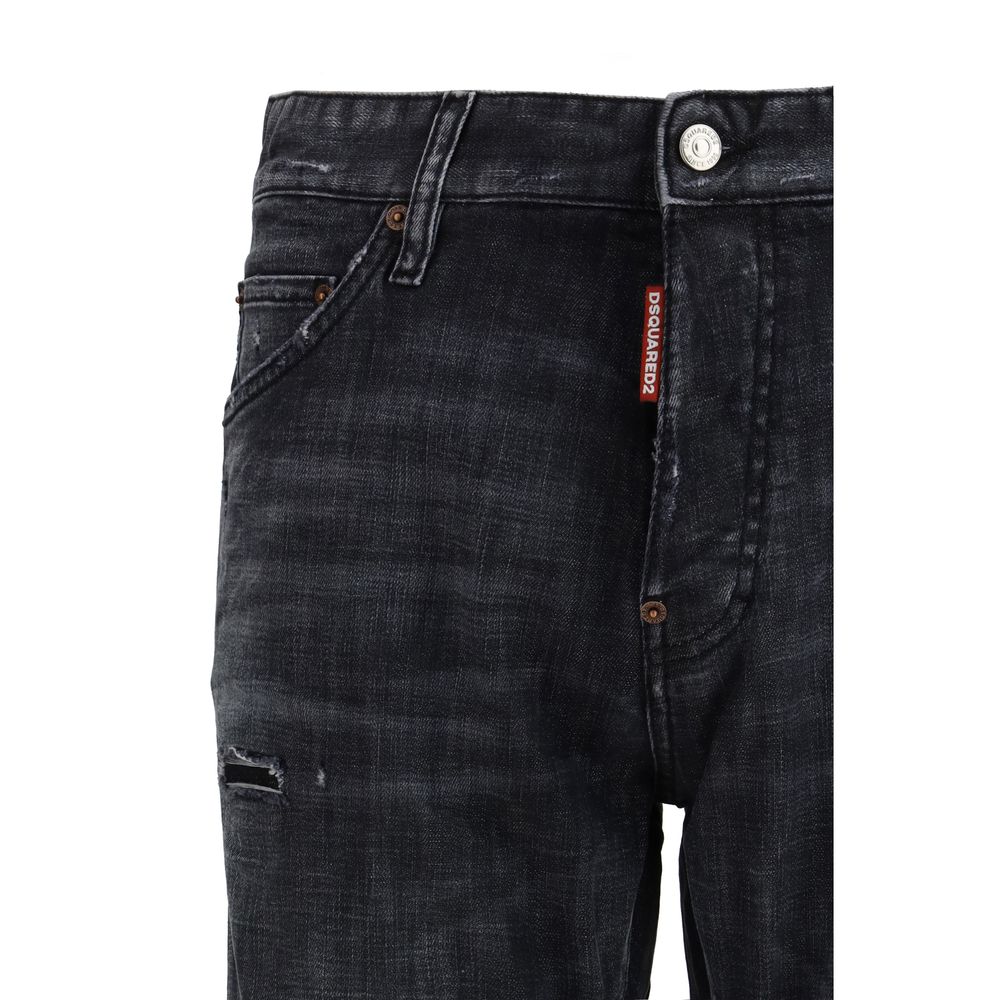 Jean en coton noir Dsquared²