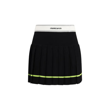 Mini-jupe noire en viscose Casablanca
