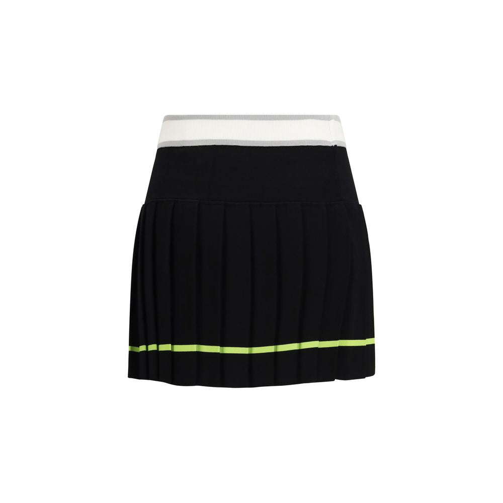 Mini-jupe noire en viscose Casablanca