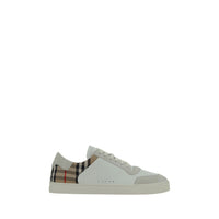 Sneakers basse Burberry in gomma bianca