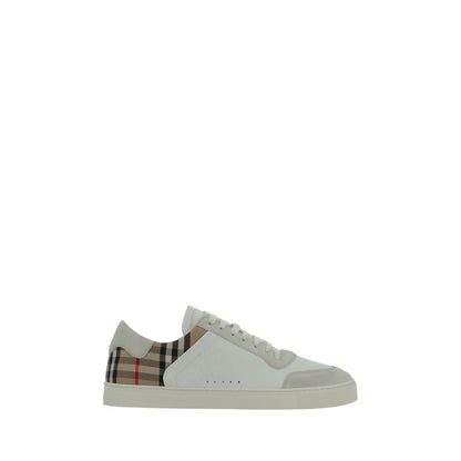 Sneakers basse Burberry in gomma bianca