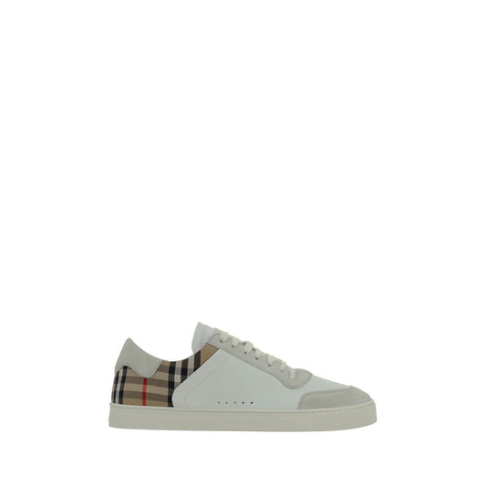 Sneakers basse Burberry in gomma bianca