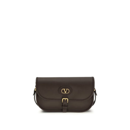 Sac bandoulière Valentino Garavani Bos Taurus en cuir de veau marron