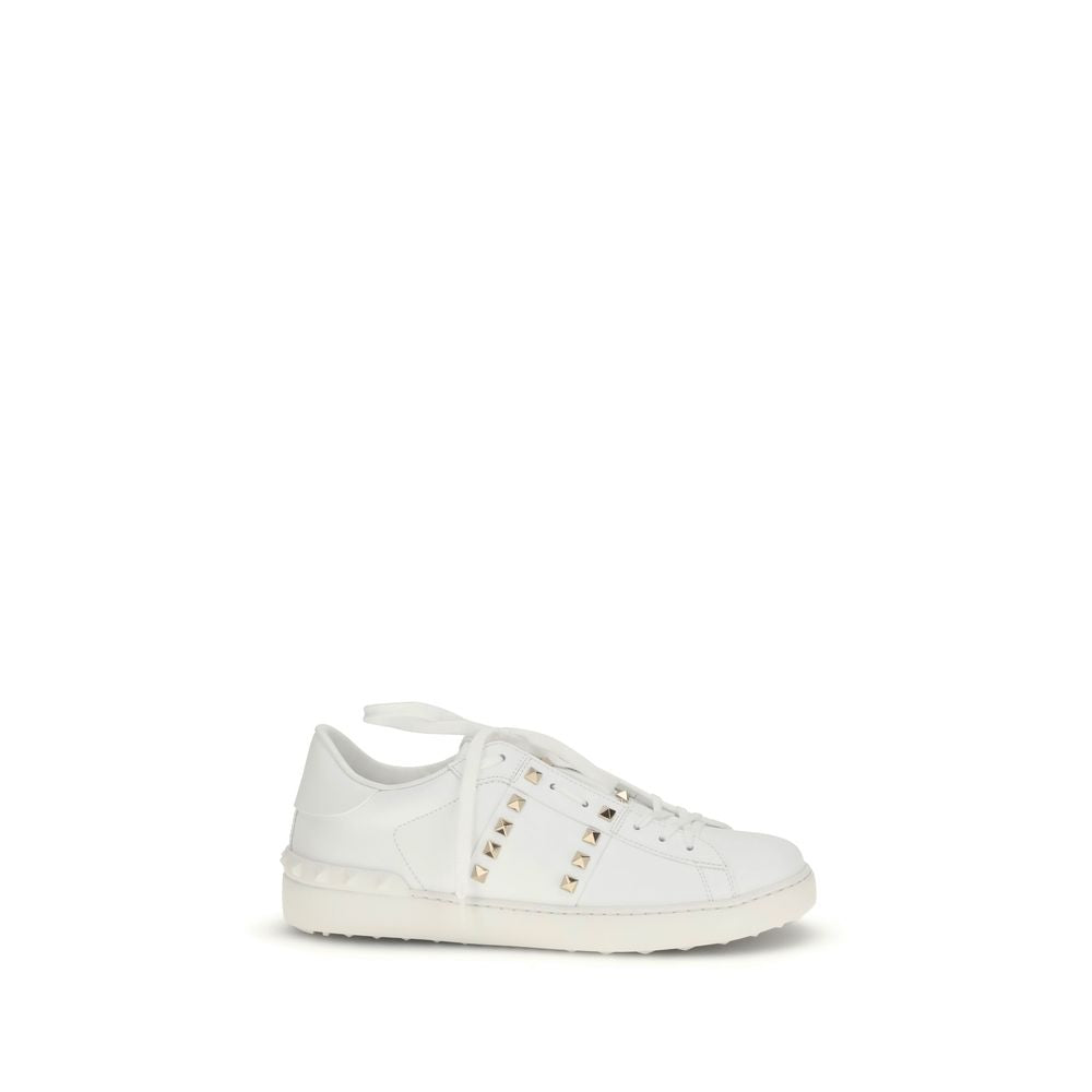 Baskets basses Valentino Garavani Bos Taurus en cuir de veau blanc