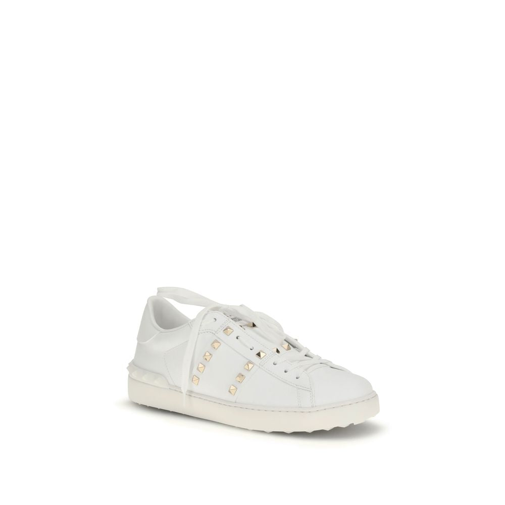 Baskets basses Valentino Garavani Bos Taurus en cuir de veau blanc
