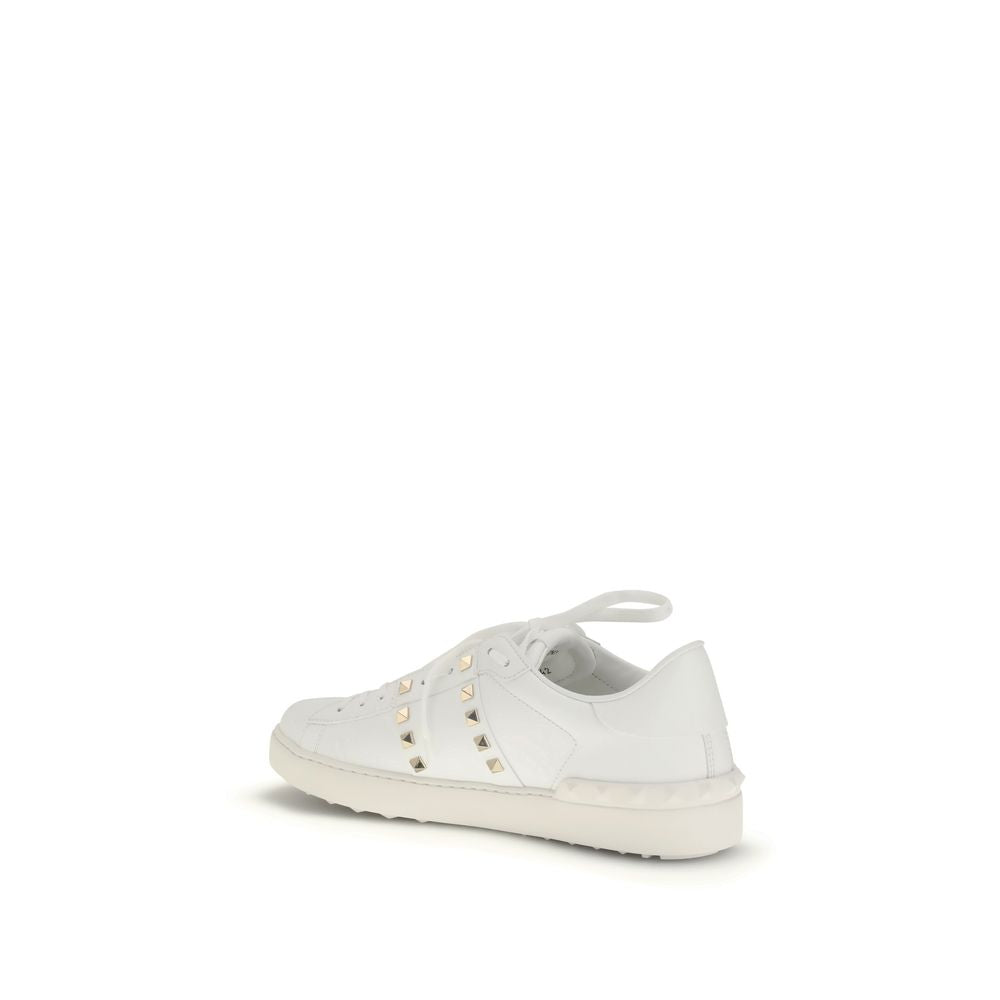 Baskets basses Valentino Garavani Bos Taurus en cuir de veau blanc