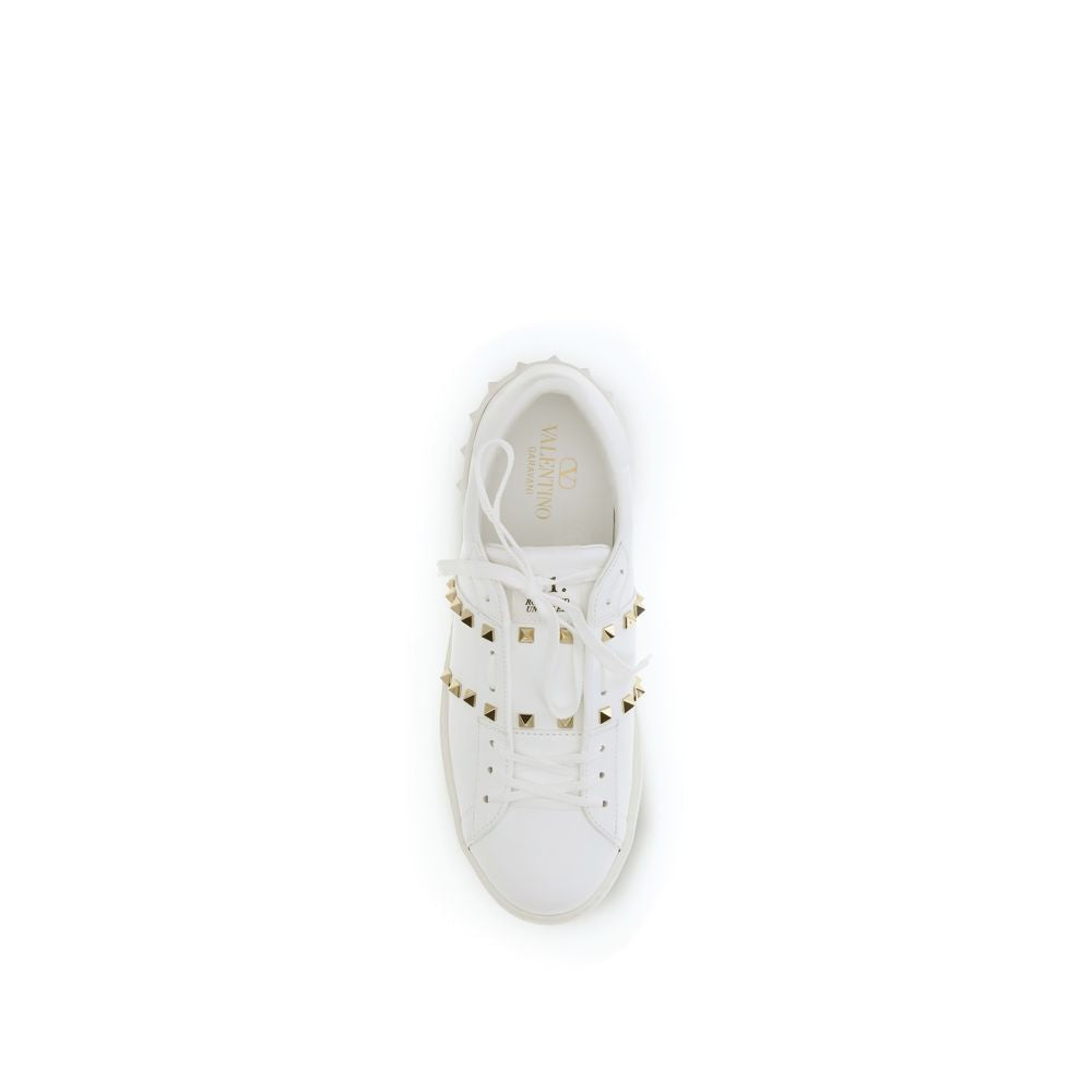Baskets basses Valentino Garavani Bos Taurus en cuir de veau blanc