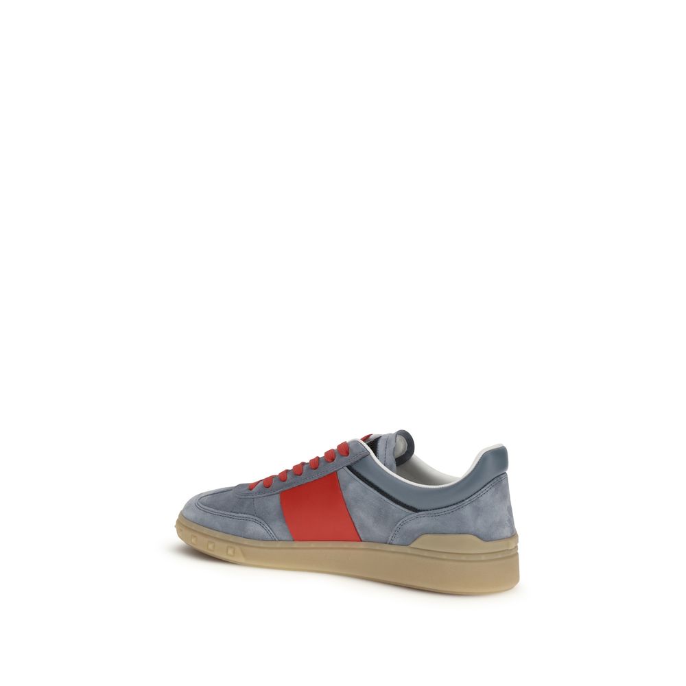Baskets basses Valentino Garavani Bos Taurus en cuir de veau multicolore