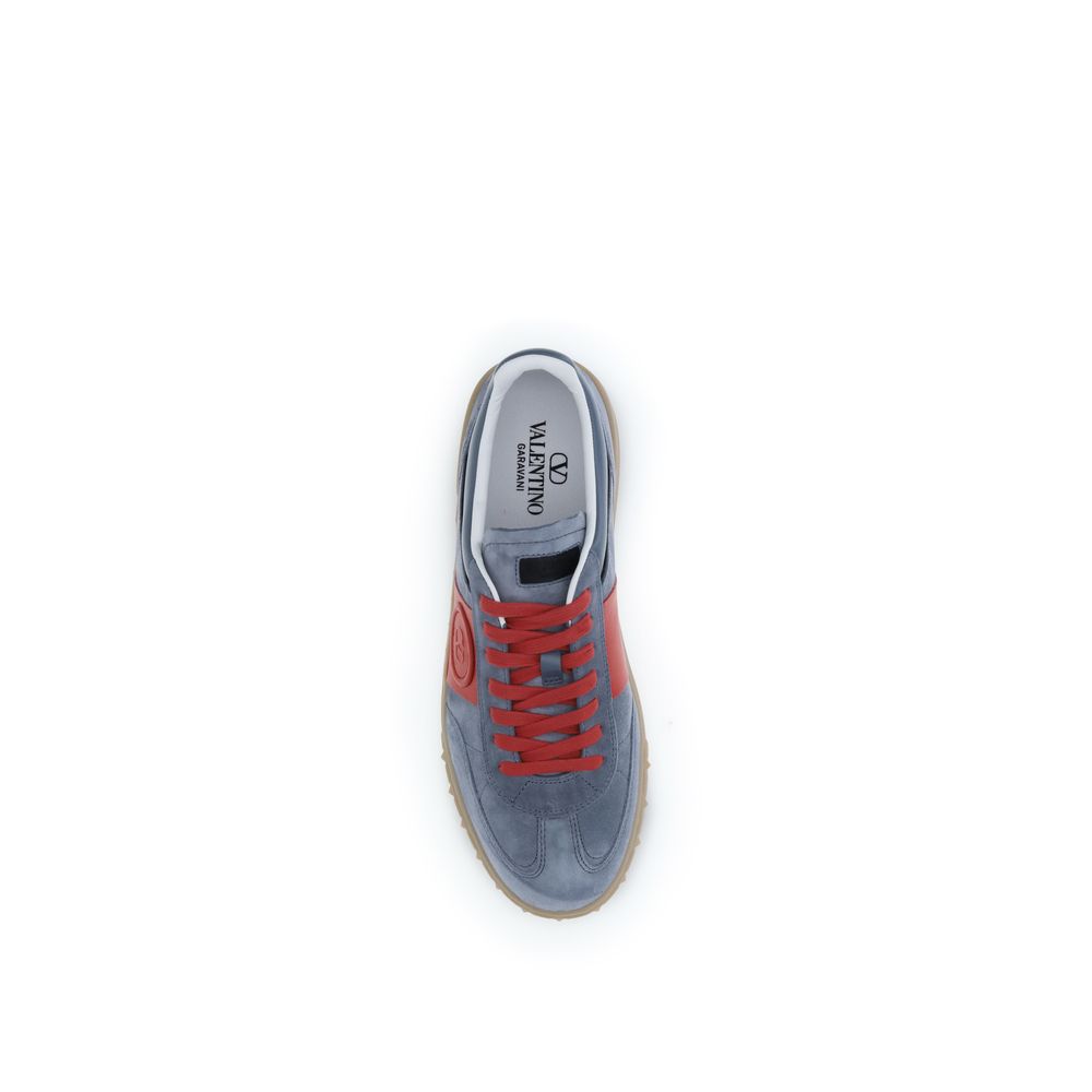 Baskets basses Valentino Garavani Bos Taurus en cuir de veau multicolore
