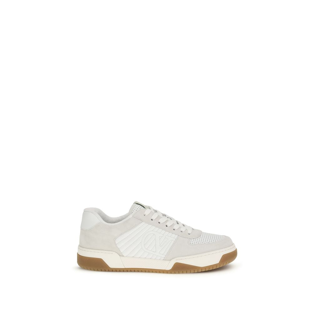 Baskets Valentino Garavani Bos Taurus en cuir de veau blanc