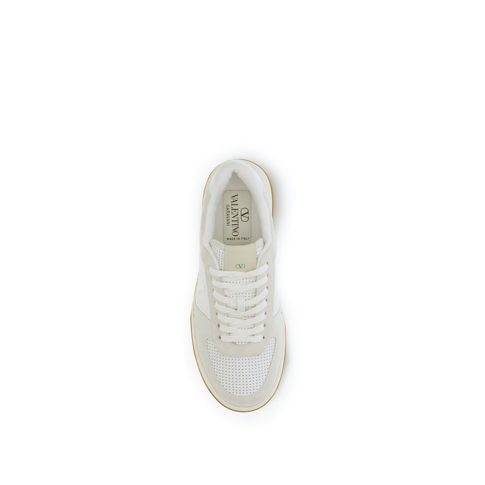 Baskets Valentino Garavani Bos Taurus en cuir de veau blanc